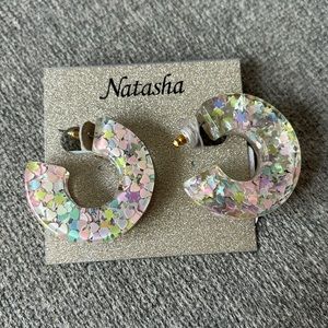 Natasha Star Confetti Earrings